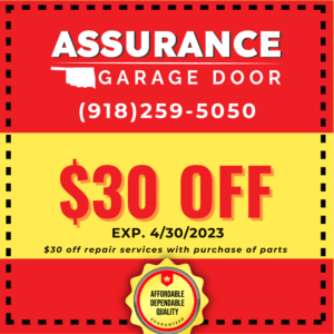 Location Coupon - Bartlesville - Assurance Garage Door Coupon (1)